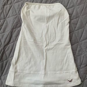 White Hollister Tube Top
